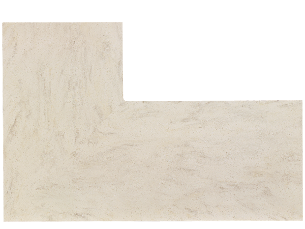 Corian Clam Shell L-shape Corian Clam Shell L-shape