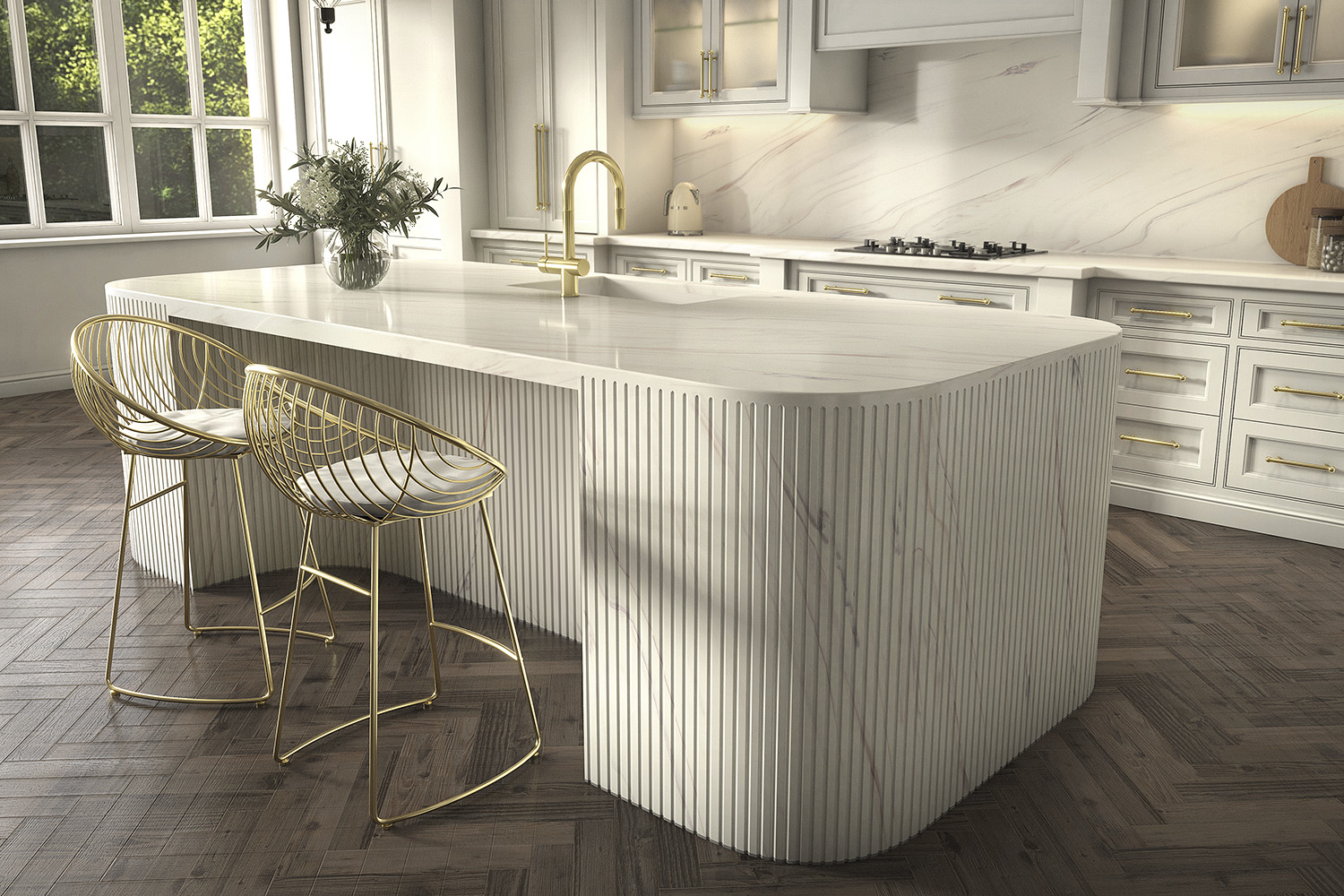 Corian Calacatta Greige Application Corian Calacatta Greige Application
