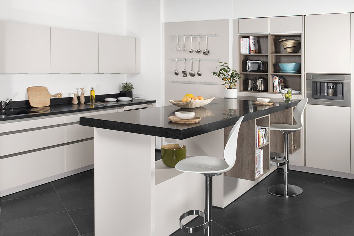 Example of Corian Deep Night Sky Application Example of Corian Deep Night Sky Application