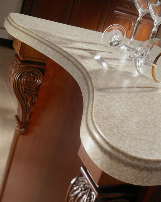 Example of Corian Sahara Application Example of Corian Sahara Application