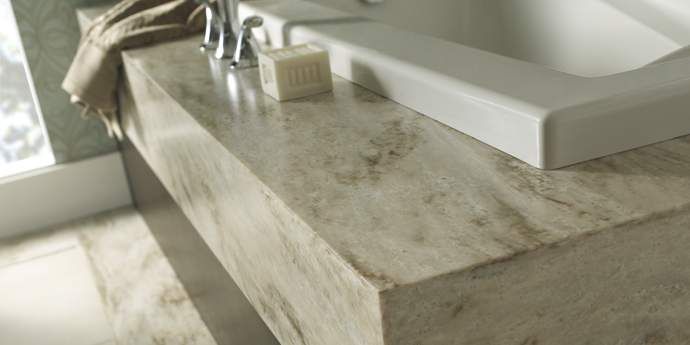 Example of Corian Sandalwood Application Example of Corian Sandalwood Application