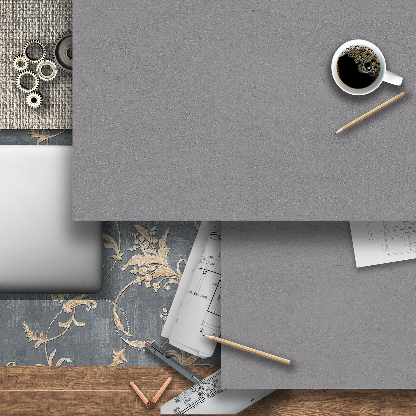 Natural Gray Mood Board Natural Gray Mood Board