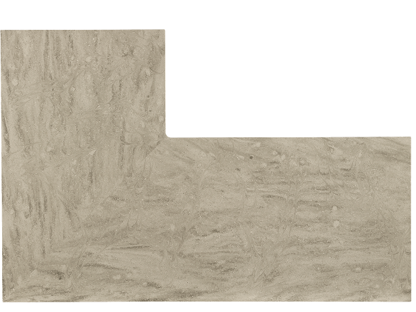 Corian Sagebrush L-shape Corian Sagebrush L-shape