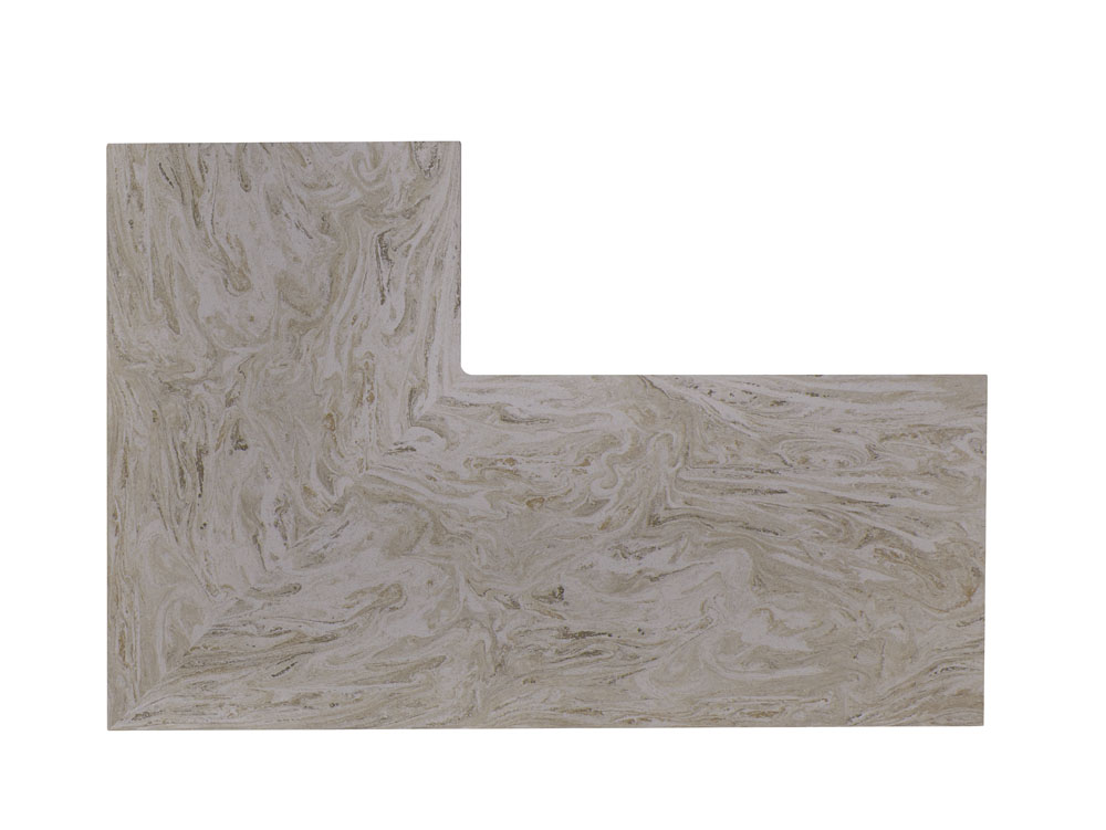Corian Windswept Prima L-shape Corian Windswept Prima L-shape