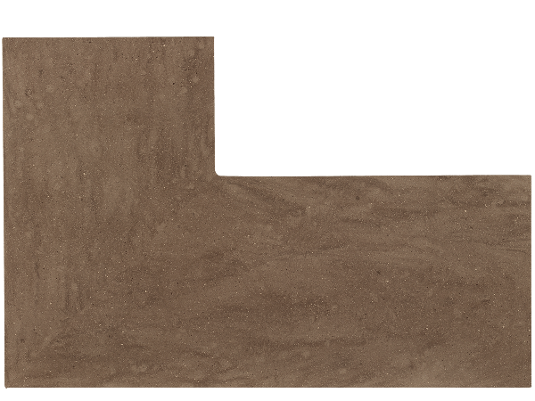 Corian Sonora L-shape Corian Sonora L-shape