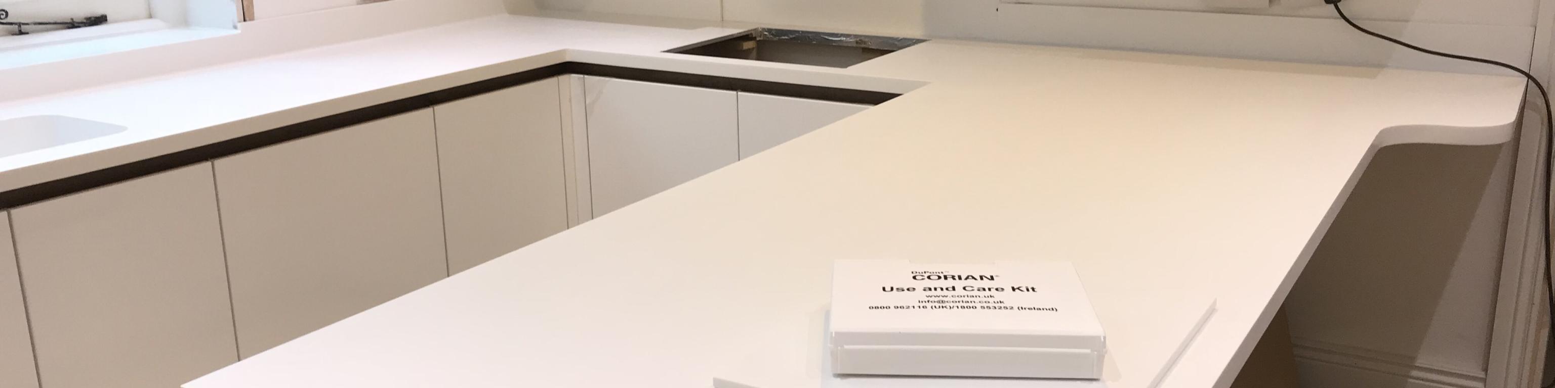 Corian Glacier White Worktop