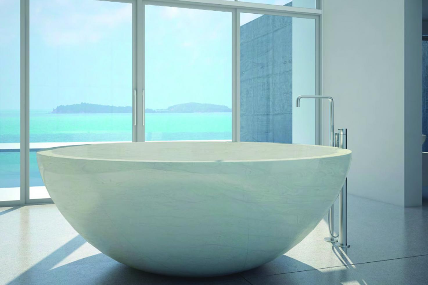 Solid surface bath Hanex - Solid surface bathtub