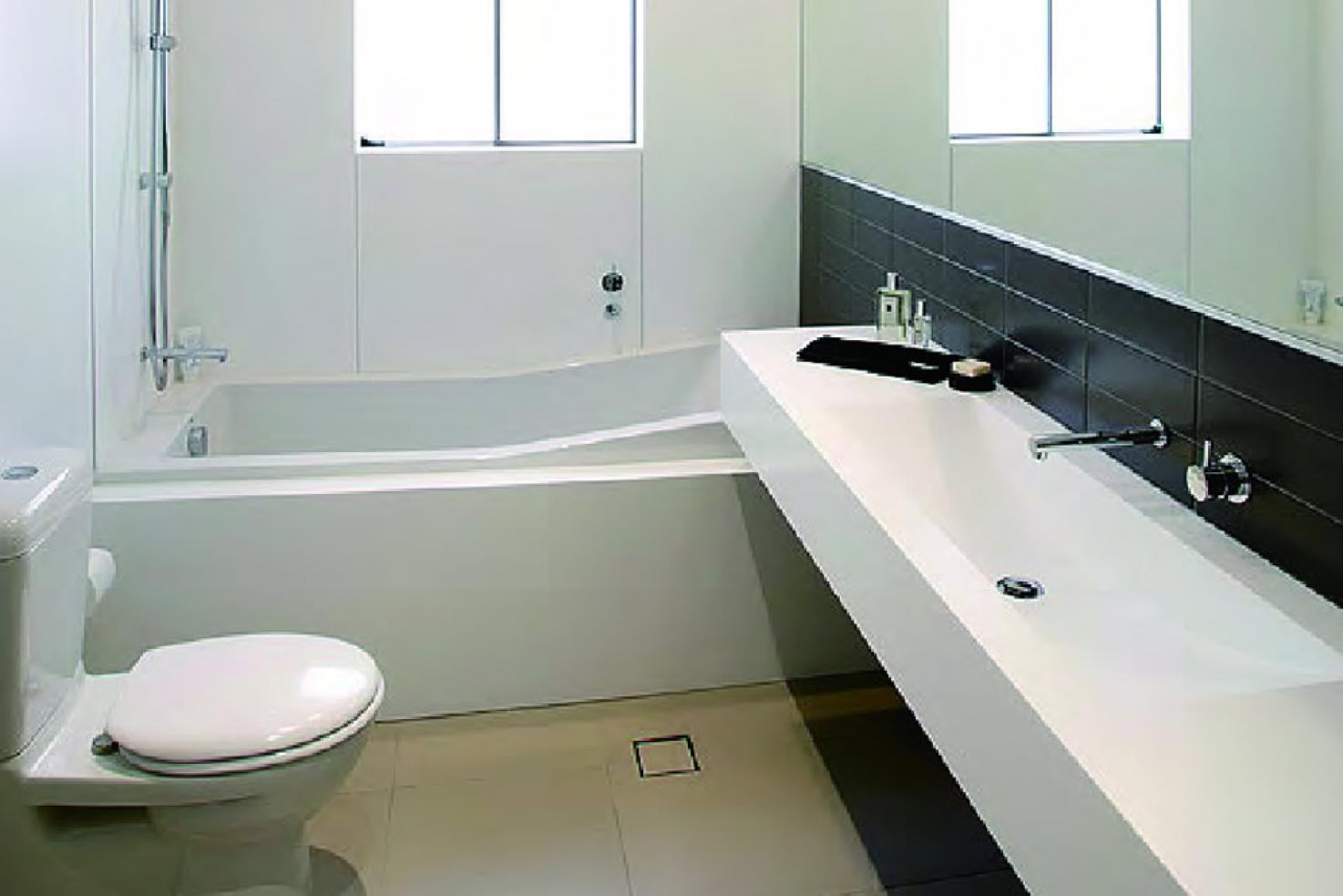 solid surface bathroom Hanex Residential bathroom 2