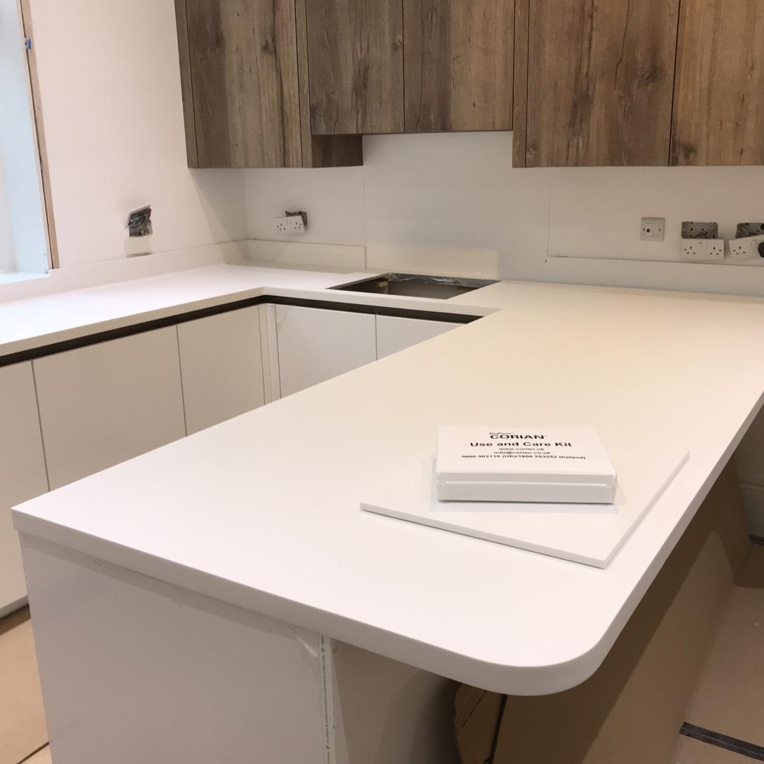 Corian Glacier White Worktop